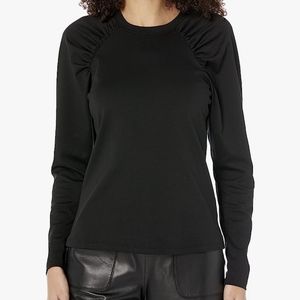 Theory Women's Ruched black top